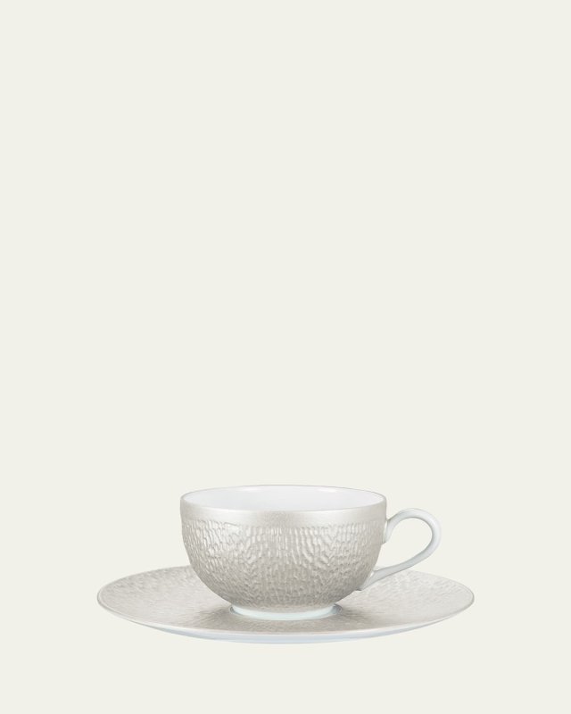 Mineral Irise Pearl Grey Tea Cup